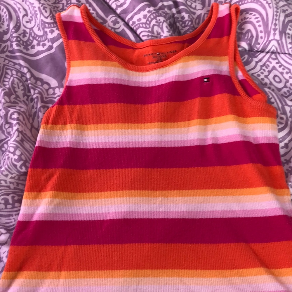 A colorful tank top